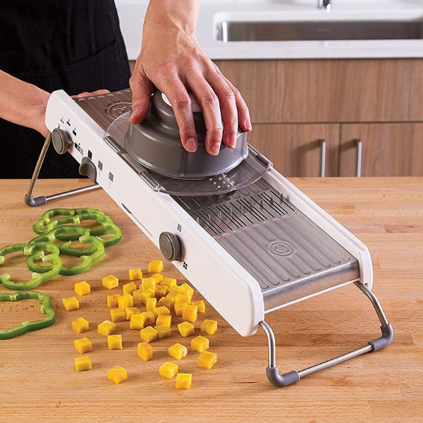18-i-1 Multifunktionel Madmandolin – Premium Grøntsags- & Frugthakker og -skærer Mandoline Chopper Cutter And Slicer Tech Butik