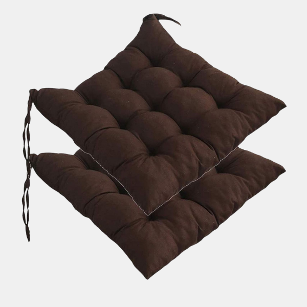 Ergonomisk Sædehynde til Hel Dags Støtte – Hyggelig Komfort til Enhver Stol Pillow Tech Butik Kaffe brun