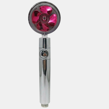 Højtryks Roterende Brusehoved – Forfriskende 360° Vandstrøm Showerheads Tech Butik Rød