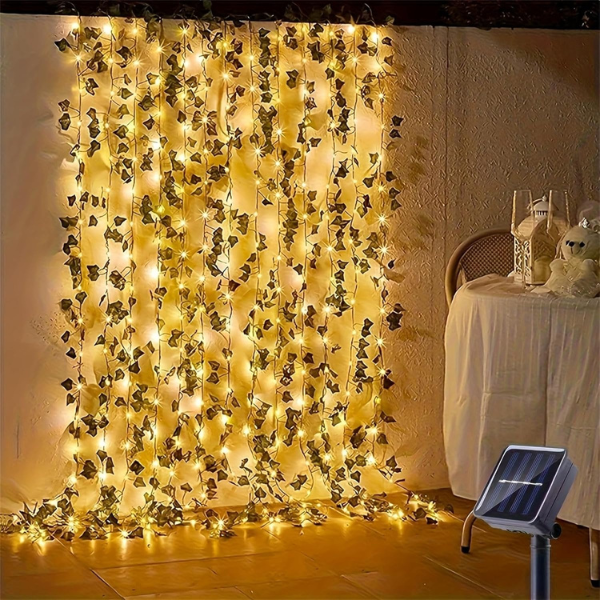 Dekorativ Gardin-Lyskæde – Funklende Effekt til Stilfulde Rum String Lights Tech Butik