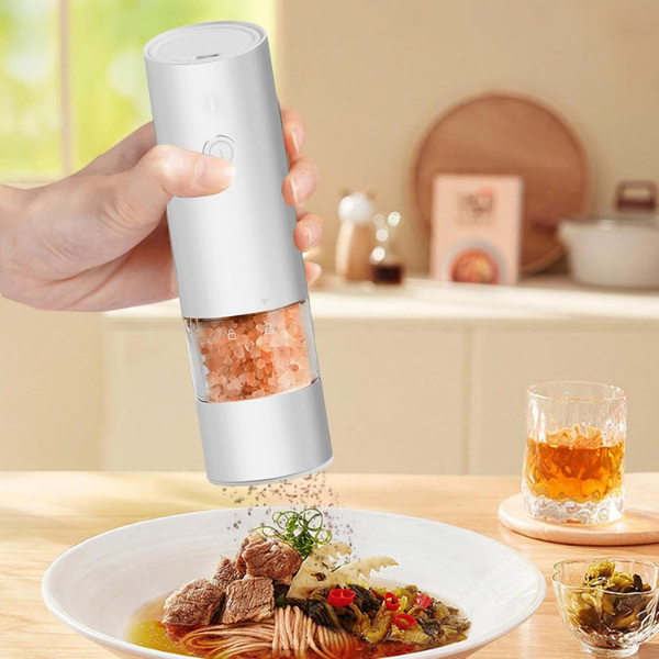 Genopladelig Elektrisk Trækværn – Perfekt til Salt, Peber og Krydderier Kitchen Accessories Tech Butik