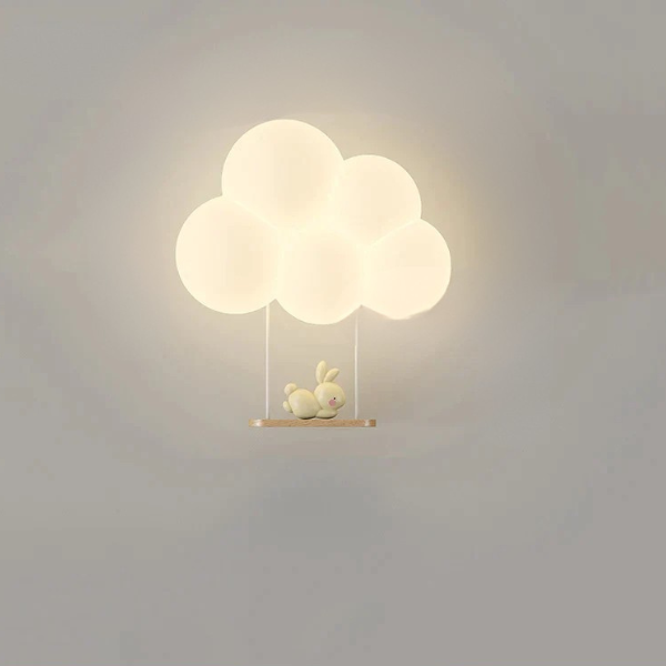 Bedårende Skyformet Væglampe – Charmerende Børneværelsesbelysning Lamps & Lighting Tech Butik C1 3 Farvetemperatur