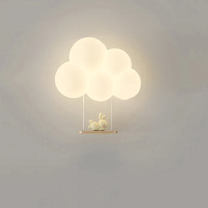 Bedårende Skyformet Væglampe – Charmerende Børneværelsesbelysning Lamps & Lighting Tech Butik C1 3 Farvetemperatur