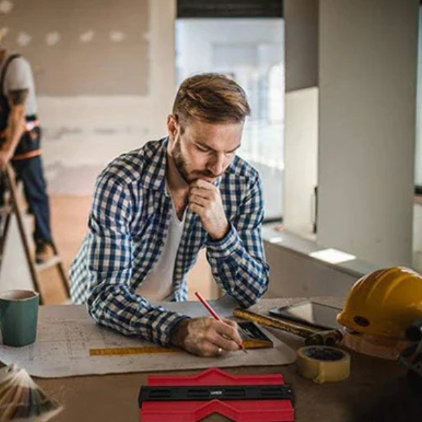 Justerbar KonturMåler-Duplikator – Præcisionsværktøj til perfekt formtilpasning Measuring Tools Tech Butik