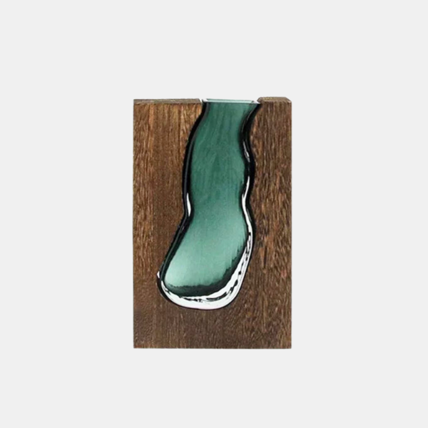 Nordisk Live Edge Vase – Minimalistisk Naturinspireret Dekoration Vases Tech Butik 24cm Vase