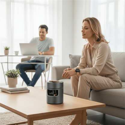 Smart Røgfri Askebæger – Kraftfuld Negativ Ion & USB HEPA Filtrering Home Tech Butik