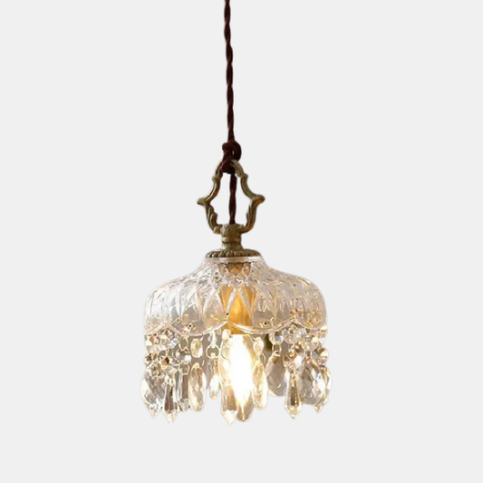 Mini Krystal Retro Lysekrone – Let Luksuslampe til Gange og Soveværelser Lamps & Lighting Tech Butik 15cm Kold hvid