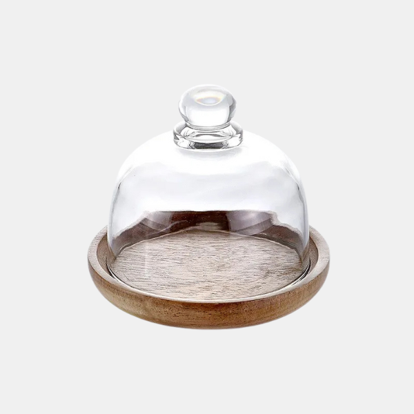 Moderne Glasmadbeholdere med Trælåg – Stilfuld Køkkenopbevaring kitchen accessory Tech Butik Lille