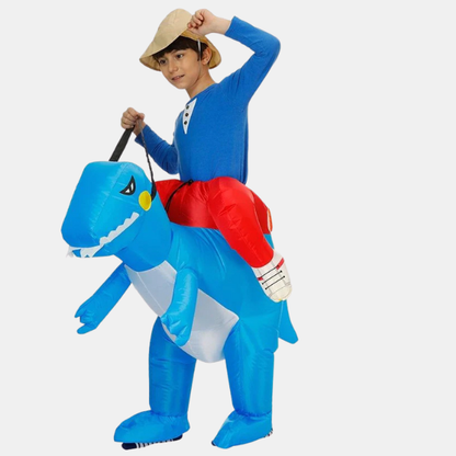 Oppusteligt Grabme Kostume – Holdbar, Vandafvisende Sjov til Voksne & Børn costume Tech Butik Blå Drage Barn