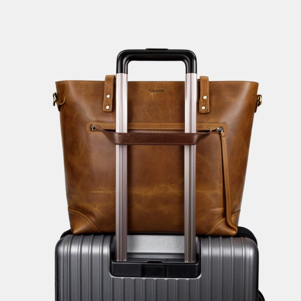 Klassisk Vintage Lædertaske til Kvinder – Elegant og Holdbart Design Bags Tech Butik