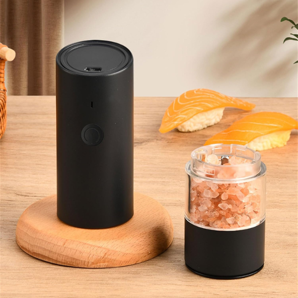 Genopladelig Elektrisk Trækværn – Perfekt til Salt, Peber og Krydderier Kitchen Accessories Tech Butik