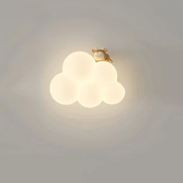 Bedårende Skyformet Væglampe – Charmerende Børneværelsesbelysning Lamps & Lighting Tech Butik B3 3 Farvetemperatur