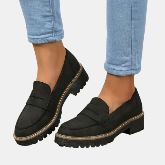 Ortopædiske damesko med elegant design og støtte hele dagen Women Shoes Tech Butik Sort 36