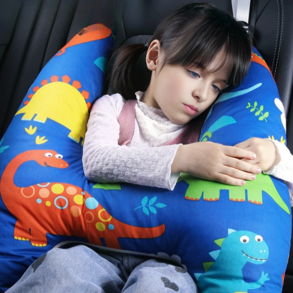 Rejsepude til bagsædet for børn – Komfortabel støtte til sikre og afslappende køreture Pillows Tech Butik