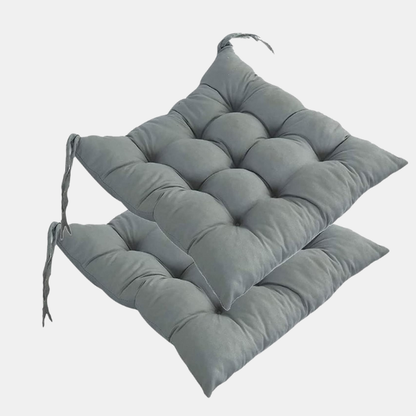 Ergonomisk Sædehynde til Hel Dags Støtte – Hyggelig Komfort til Enhver Stol Pillow Tech Butik Grå