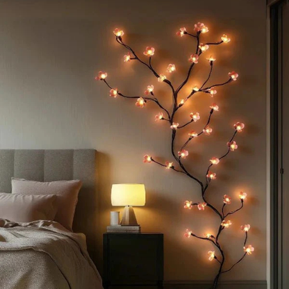 LED Oplyst Dekorativ Gren Væglampe – Naturlig Elegance & Varm Stemning home decor Tech Butik