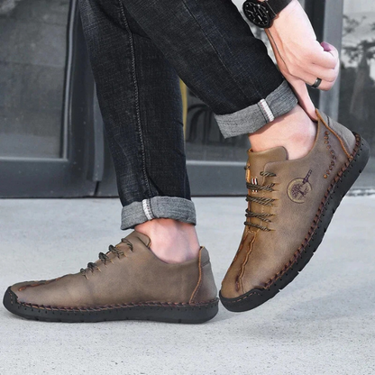 Herre Ortopædiske Sko – Komfort og Støtte Hele Dagen Shoes Tech Butik Khaki 39