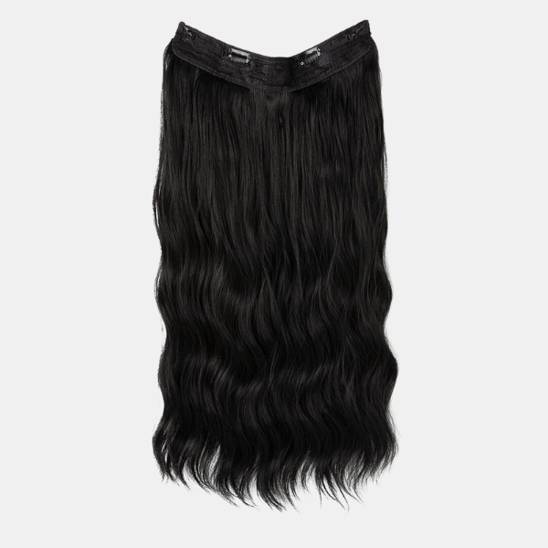 Øjeblikkelig Glam Hårforlængelser – Hurtig Volume & Længdeforvandling Hair extensions Tech Butik Sortbrun 40cm