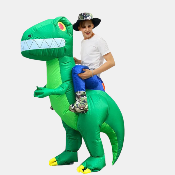 Oppusteligt Grabme Kostume – Holdbar, Vandafvisende Sjov til Voksne & Børn costume Tech Butik Grøn Drage Voksne