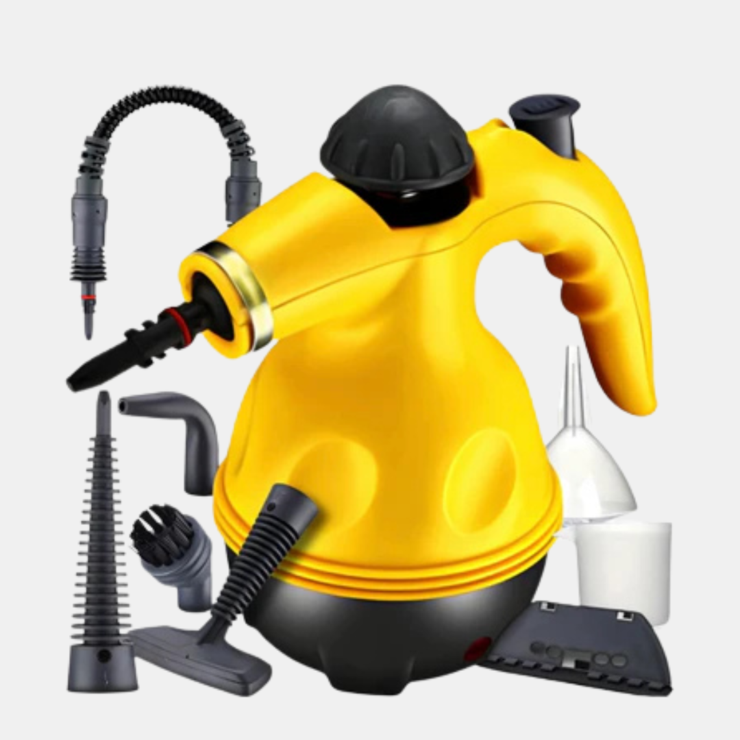 Multifunktionel Damprenser til Dybtgående og Effektiv Rengøring Tools Tech Butik Gul