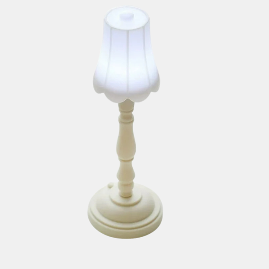 Mini Retro Bordlampe – Klassisk Look med Varm Stemningsbelysning Lamps Tech Butik Hvid