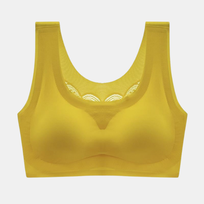 Ultratynd BH i Plusstørrelse – Letvægtkomfort med Sømløs Pasform Bras Tech Butik Klar gul M