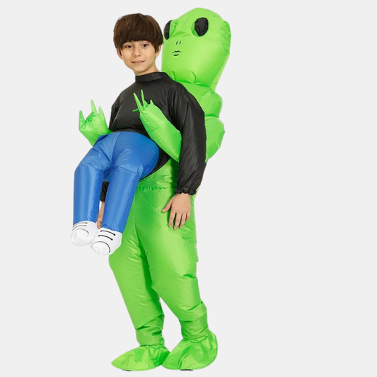 Oppusteligt Grabme Kostume – Holdbar, Vandafvisende Sjov til Voksne & Børn costume Tech Butik Alien Barn