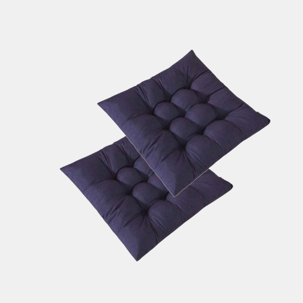 Ergonomisk Sædehynde til Hel Dags Støtte – Hyggelig Komfort til Enhver Stol Pillow Tech Butik Marineblå