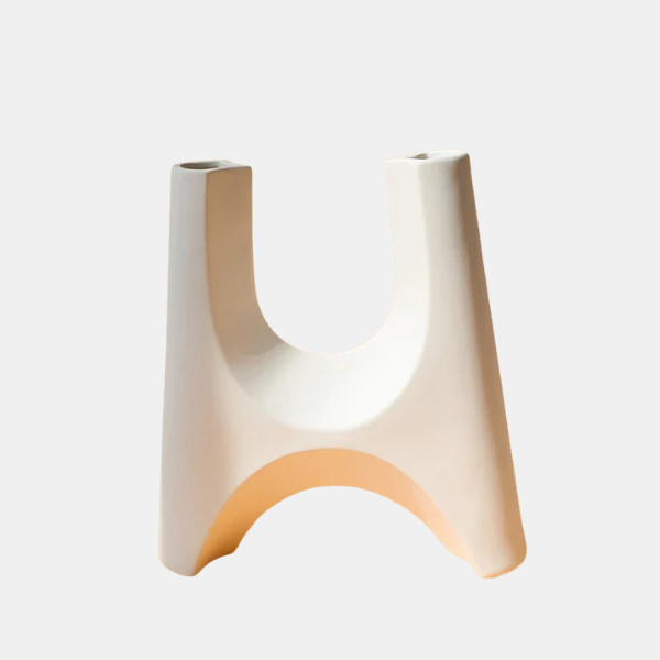 Moderne Keramisk Abstrakt Skulptur – Kunstnerisk Dekoration til Hjem & Kontor Home & Decor Tech Butik Style 5 Skulptur