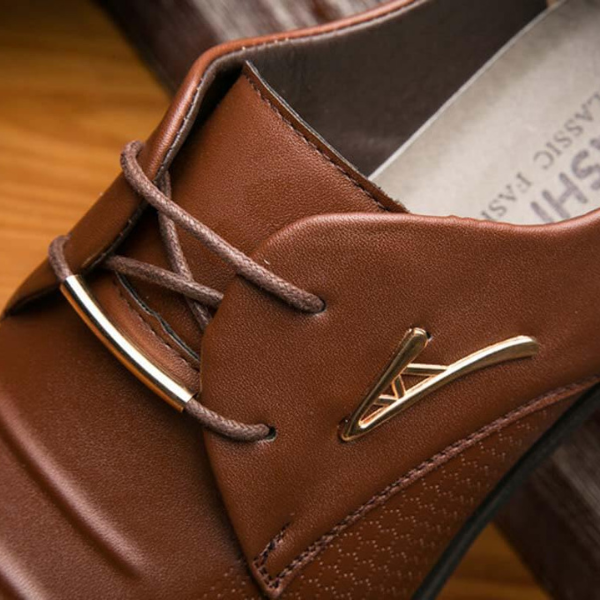 Herre Casual Lædersko – Tidløst Design med Overlegen Komfort Shoes Tech Butik