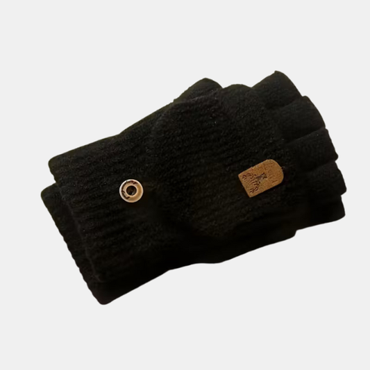 Halvfingerhandsker til Mænd – Behageligt Greb og Fingerfærdighed til Hverdagsbrug Hand Gloves Tech Butik Sort