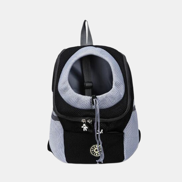 Ergonomisk Hunderygsæk – Komfortabel og Ventileret Bærer til Kæledyr Pet Carriers & Crates Tech Butik Sort Lille Hund (1 - 3 kg)