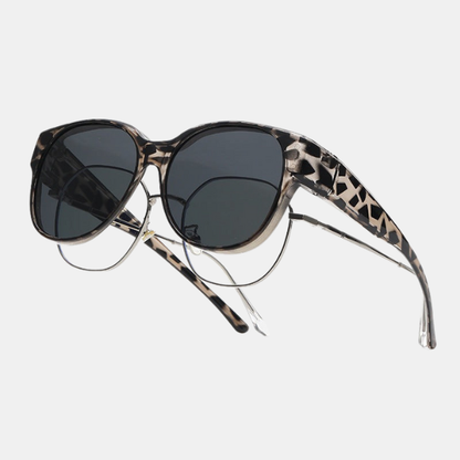 Ultra Shade Polaroid-Overbriller – Behagelig pasform med klar solsyn Sunglasses Tech Butik 7