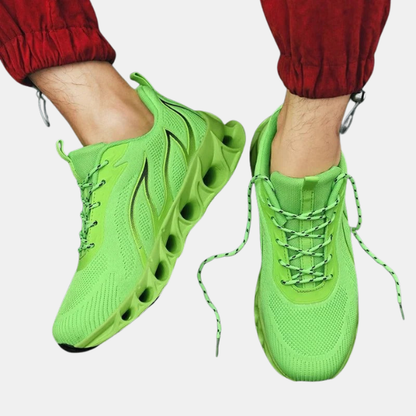 Herre Ortopædiske Sko – Holdbart og Polstret Design Men Shoes Tech Butik Grøn 35