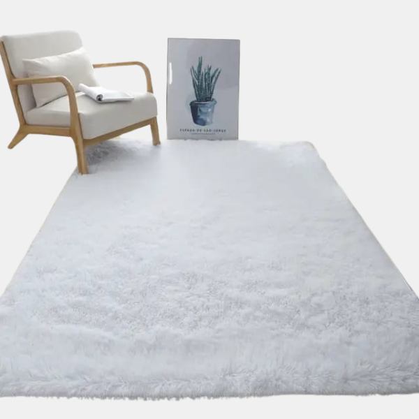 Elegant Blødt Uldtæppe – Hyggelig Luksus til Soveværelse og Stue Rugs Tech Butik A