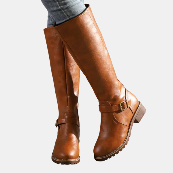 Stilfulde Dame Støvler – Trendy Stil med Komfort Hele Dagen Women's Boots Tech Butik Brun 35