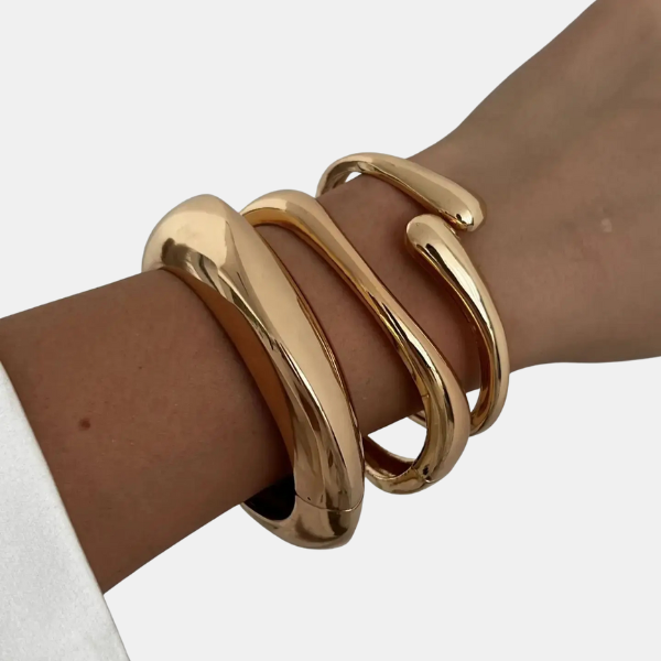 Vintage Cuff-Armbånd – Stilfuldt & Unikt Håndledssmykke Bracelets Tech Butik Guld