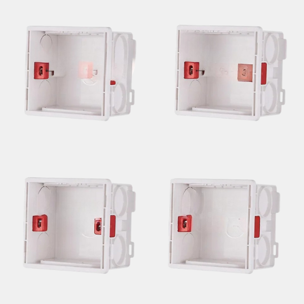Smart Bevægelsessensor Natlys – Blød Væg­belysning til Trapper Lamps & Lighting Tech Butik 4PCs 86BOX