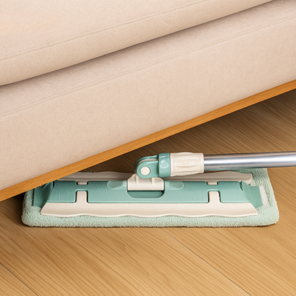 Teleskopisk flad gulvmoppe – Justerbart rengøringsværktøj til nem og effektiv gulvpleje Cleaning Tools Tech Butik