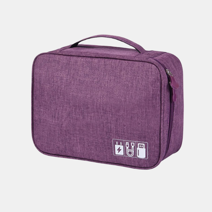 Elektronik Organizer Taske med Flere Rum – Smart Opbevaringsløsning Bags, Pouches & Wallets Tech Butik Lilla