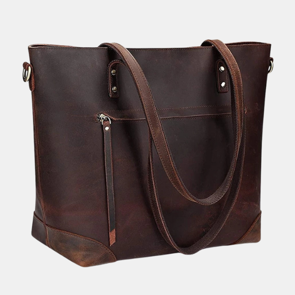 Klassisk Vintage Lædertaske til Kvinder – Elegant og Holdbart Design Bags Tech Butik Kaffe