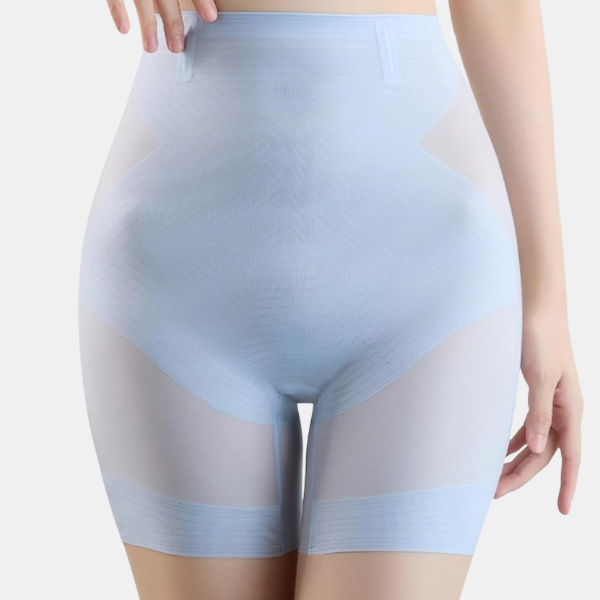 Dames Ultra-Tynde Maveformende Shorts – Sømfri Komfort og Perfekte Kurver Shapewear Tech Butik Baby blå M (vægt 40-50 kg)