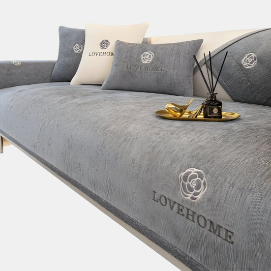 Moderne Skridsikker Sofabetræk – Anti-Skrid Beskyttelse & Elegant Pasform Sofa Covers Tech Butik Mørkegrå 70x70cm