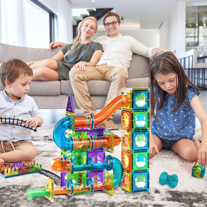 Magnetiske Byggeklodser – Farverigt STEM-konstruktionssæt til Børn Magnetic Building Blocks Tech Butik