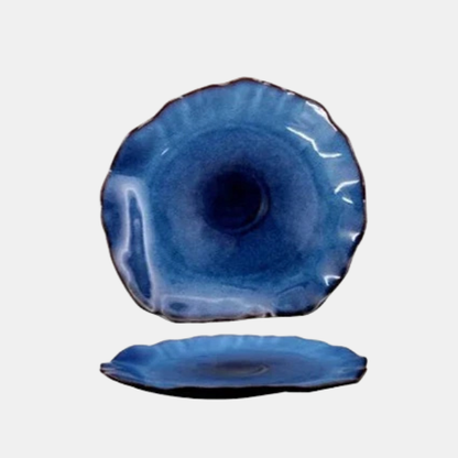 Sæt med Keramiktallerkener – Luksuriøse Spiseelementer til Kunstnerisk Livsstil Kitchen Accessories Tech Butik