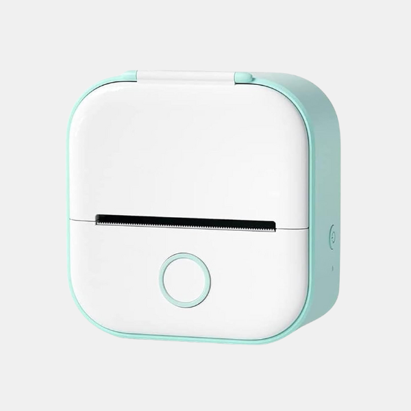 Mini Lommeprinter – Kompakt Trådløs Fotoprinter & Dokumentprinter Electronics & Gadgets Tech Butik Himmelblå Mini