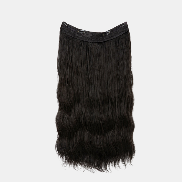 Øjeblikkelig Glam Hårforlængelser – Hurtig Volume & Længdeforvandling Hair extensions Tech Butik Næsten sort 40cm