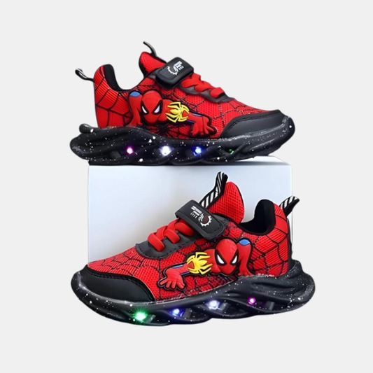 LED-lysende Sneakers til børn – Superheltestil på farten Athletic Shoes Tech Butik Rød 21