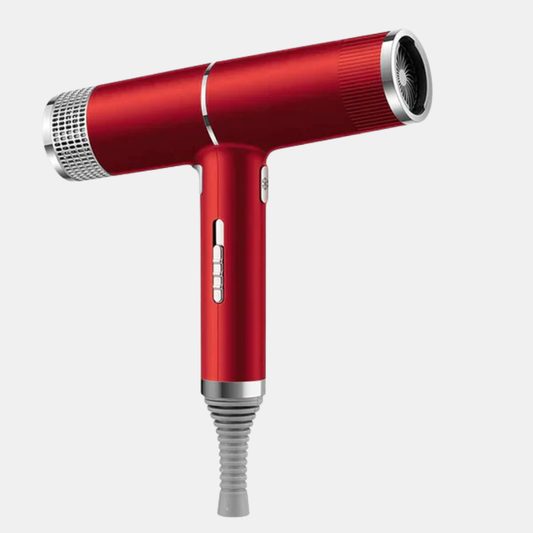 Ultralet professionel hårtørrer med højhastighedsmotor – hurtig og salonkvalitet tørring Beauty & Health Tech Butik Rød