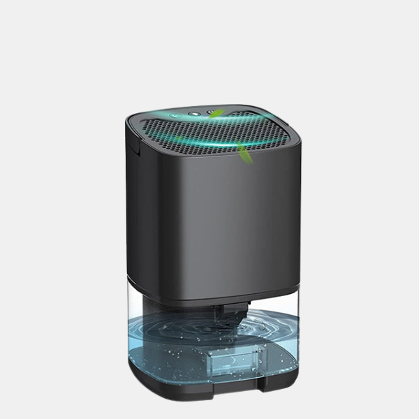 Stille 2-i-1 Luftaffugter – Effektiv Fugtighedskontrol med Støjsvag Drift Electronics & Gadgets Tech Butik Sort
